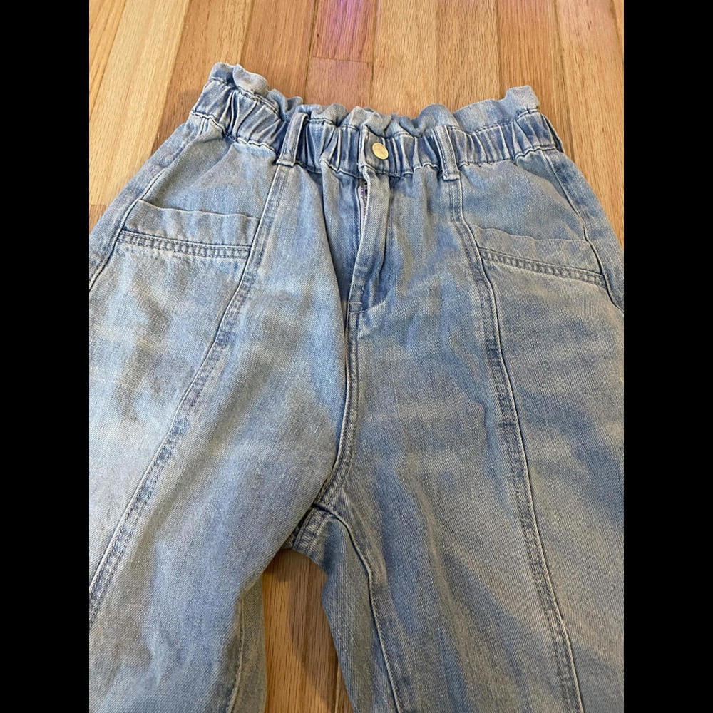 Blank NYC Size 24 Here Goes Nothing Cotton Jeans Retro Paperbag